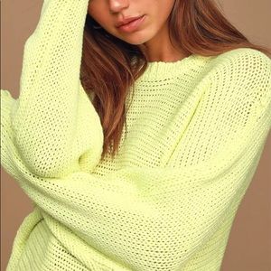 Rag Poets Yellow Sweater